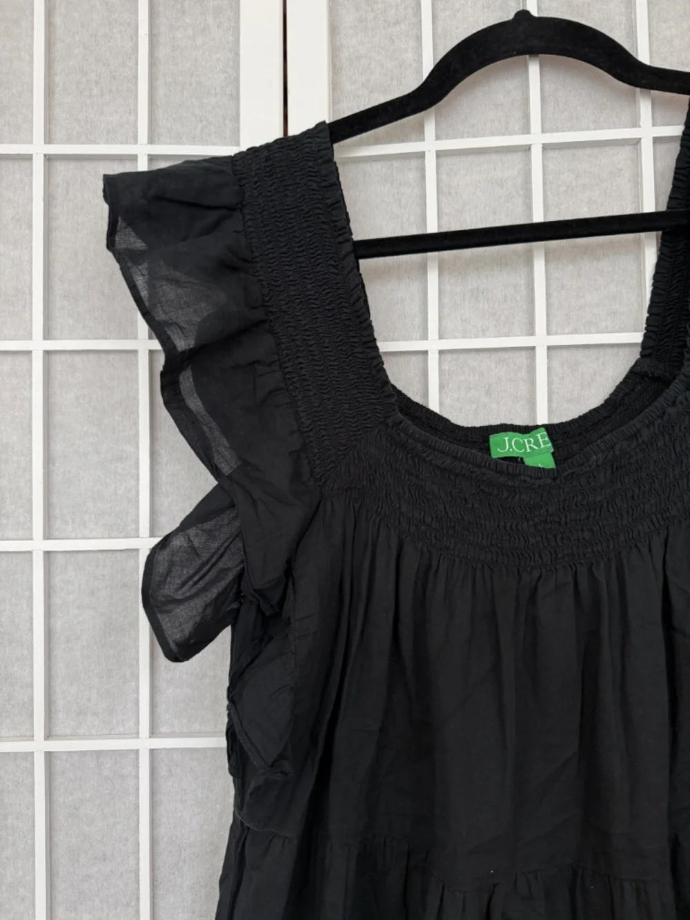 J. Crew Gauze Cover Up Baby Doll Sheer Dress Size Large